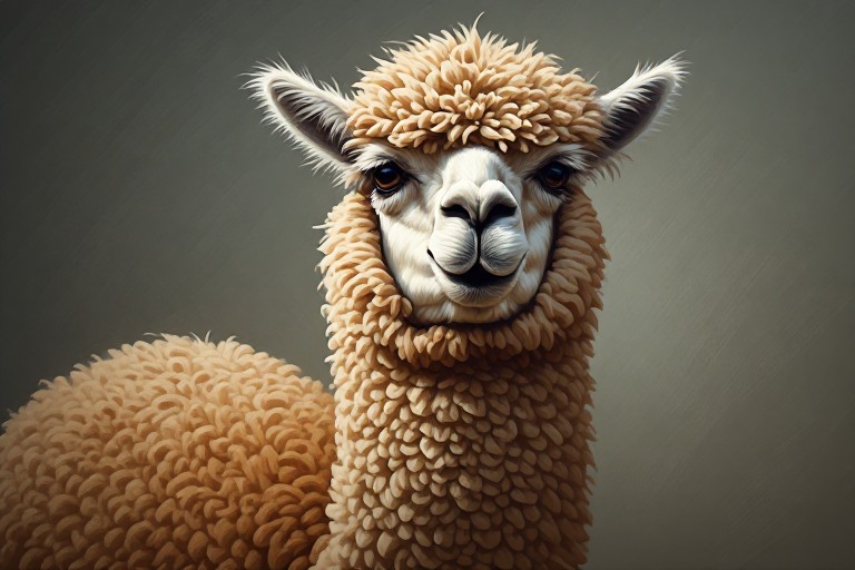 Alpaca artwork piece 2