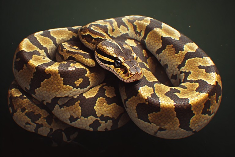 Ball Python (Royal Python) artwork piece 2