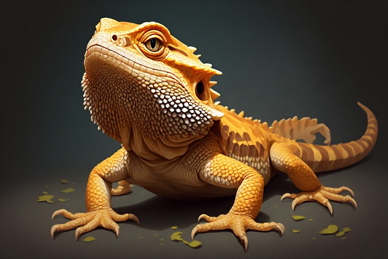 Bearded Dragon artwork piece 1