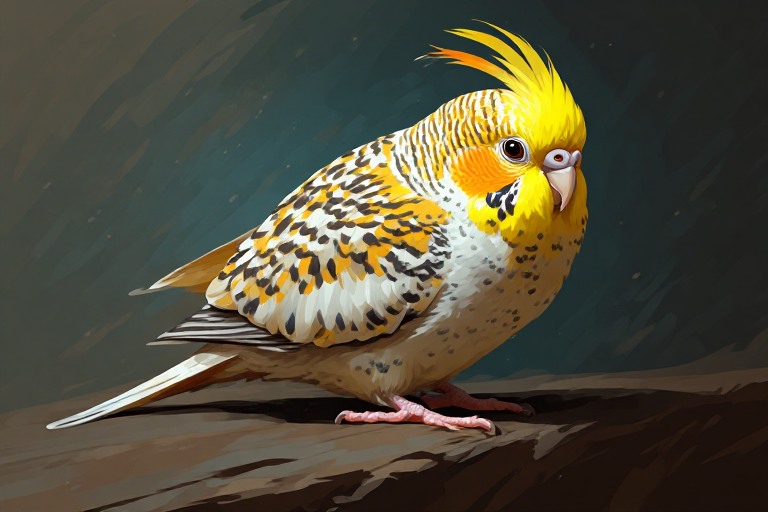 Budgerigar (Budgie / Parakeet) artwork piece 1