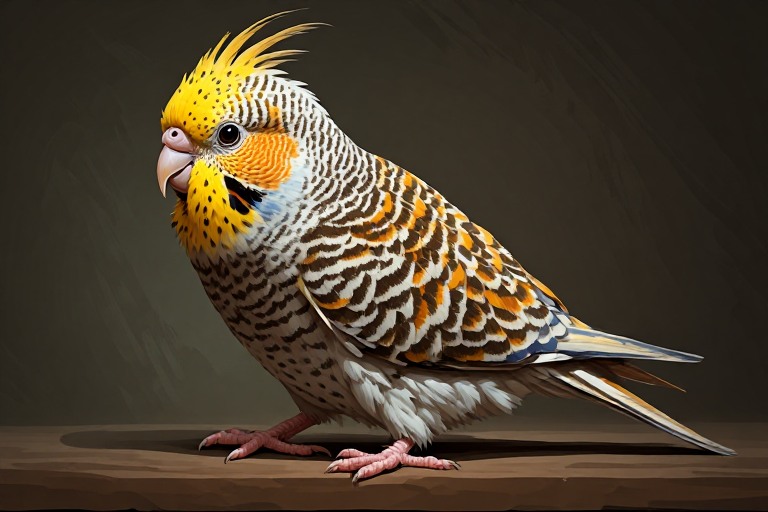 Budgerigar (Budgie / Parakeet) artwork piece 2