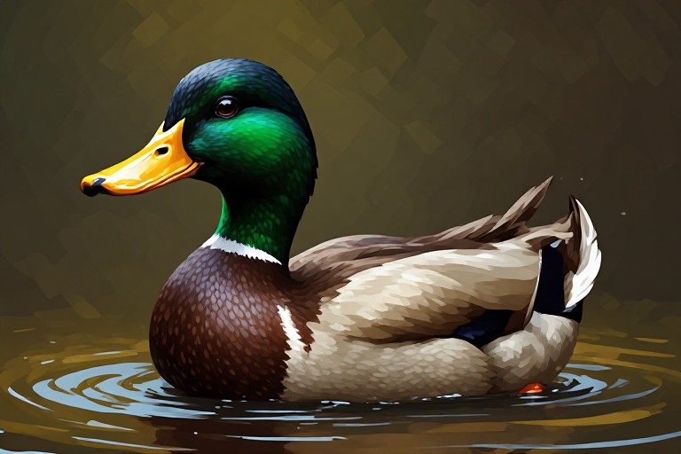 Call Duck artwork piece 1