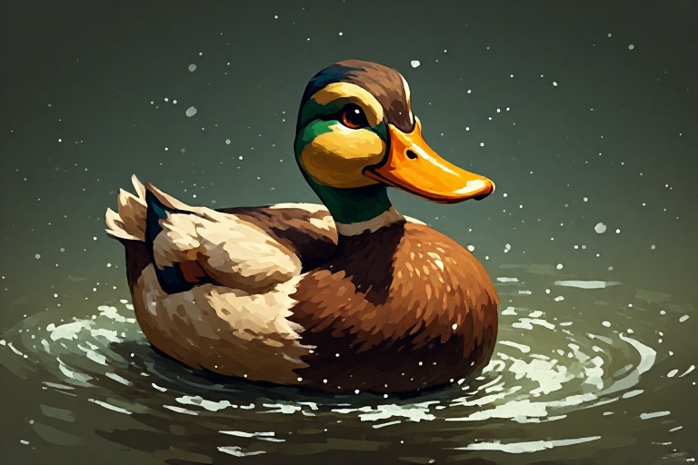 Call Duck artwork piece 2