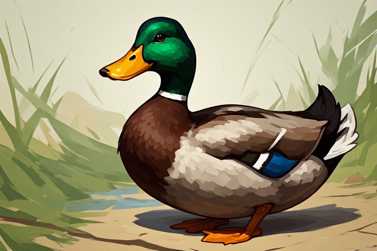 Call Duck artwork piece 3