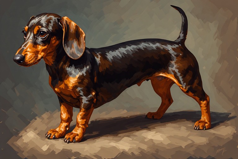 Dachshund (Weiner Dog) artwork piece 1