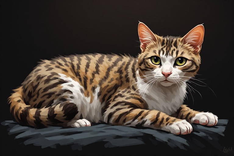 Domestic Shorthair (Moggie / House Cat) artwork piece 2