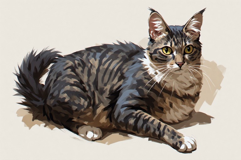 Domestic Shorthair (Moggie / House Cat) artwork piece 3