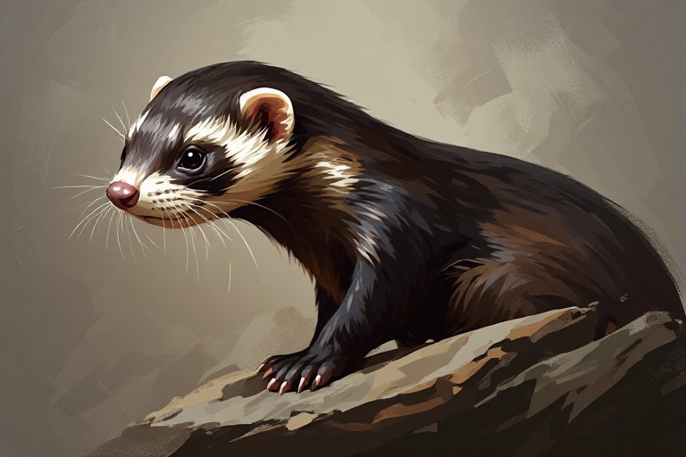 Ferret artwork piece 2