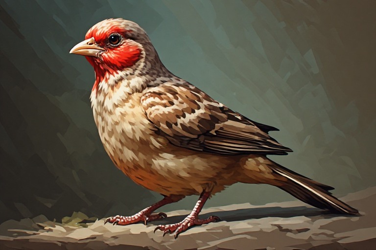 Zebra Finch artwork piece 1