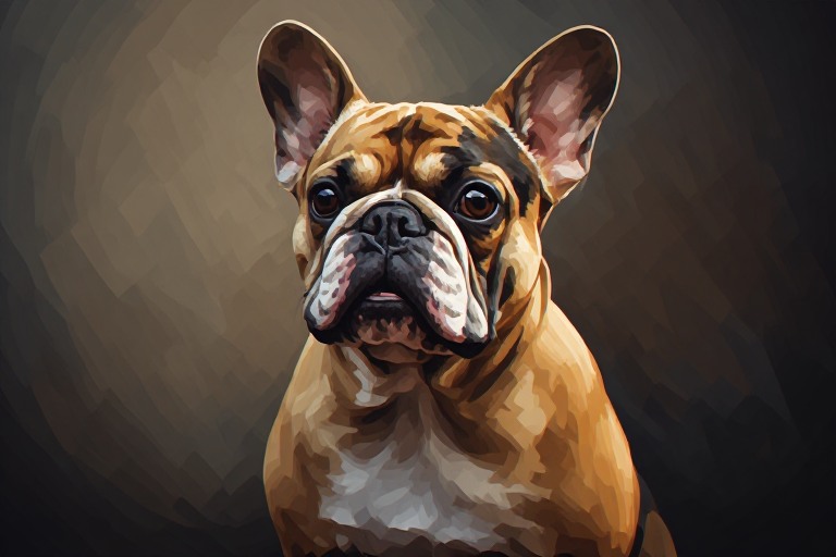 French Bulldog (Frenchie) artwork piece 2