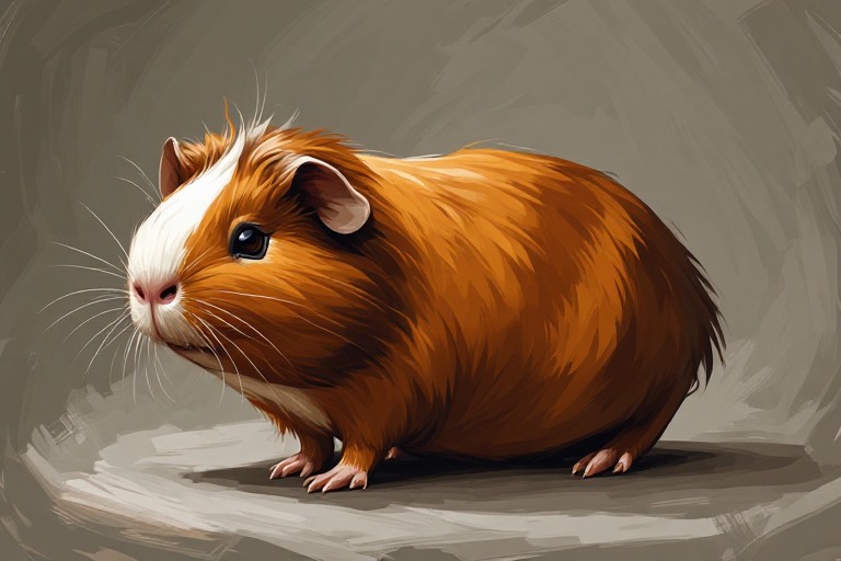 Guinea Pig (Cavy) artwork piece 1