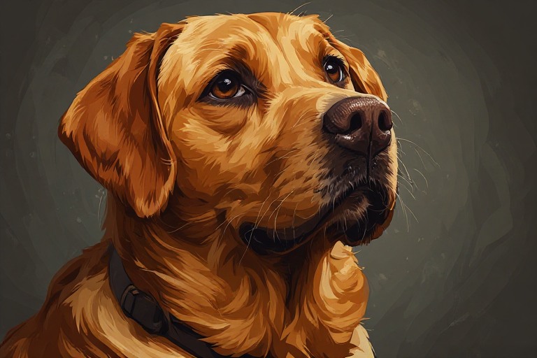 Labrador Retriever artwork piece 2