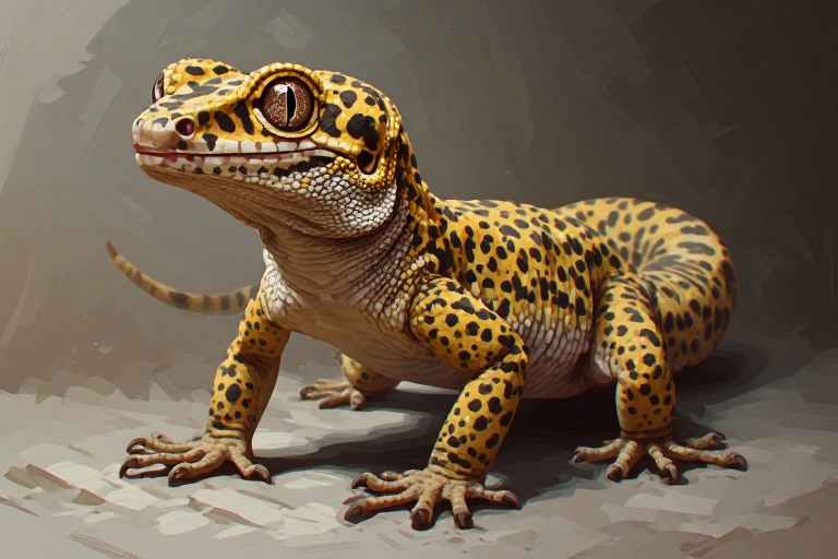 Leopard Gecko artwork piece 2