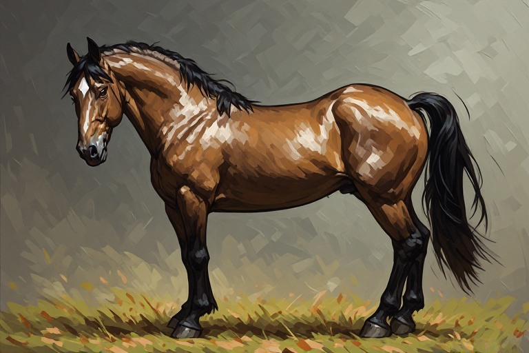 Miniature Horse artwork piece 2