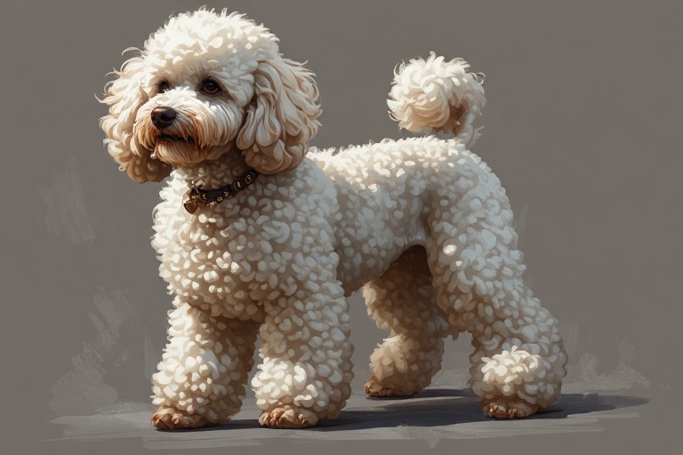 Poodle (Standard / Miniature / Toy) artwork piece 1