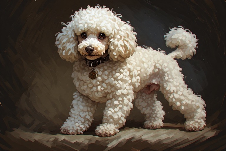 Poodle (Standard / Miniature / Toy) artwork piece 2